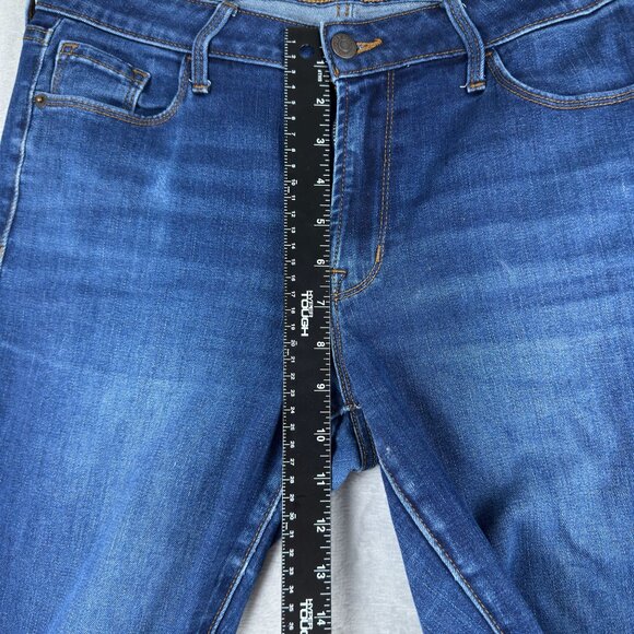 Old Navy Mid Rise Pop Icon Skinny Jeans Womens Size 10 Long Medium Wash Blue - Picture 7 of 11
